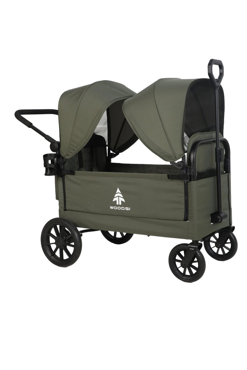 Woods Adjustable Stroller Wagon, Green H7