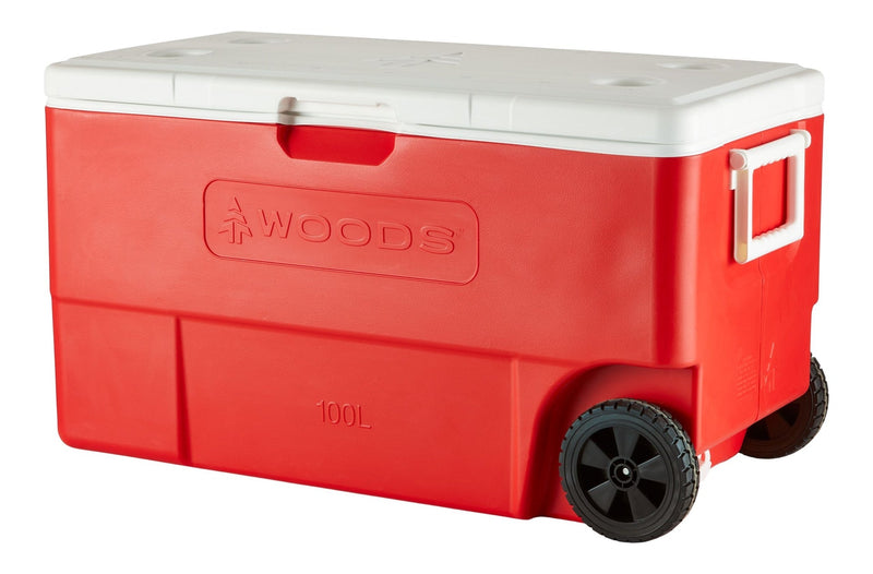 Woods Boreal Wheeled Camping Cooler, 130-Can, 100-L V0