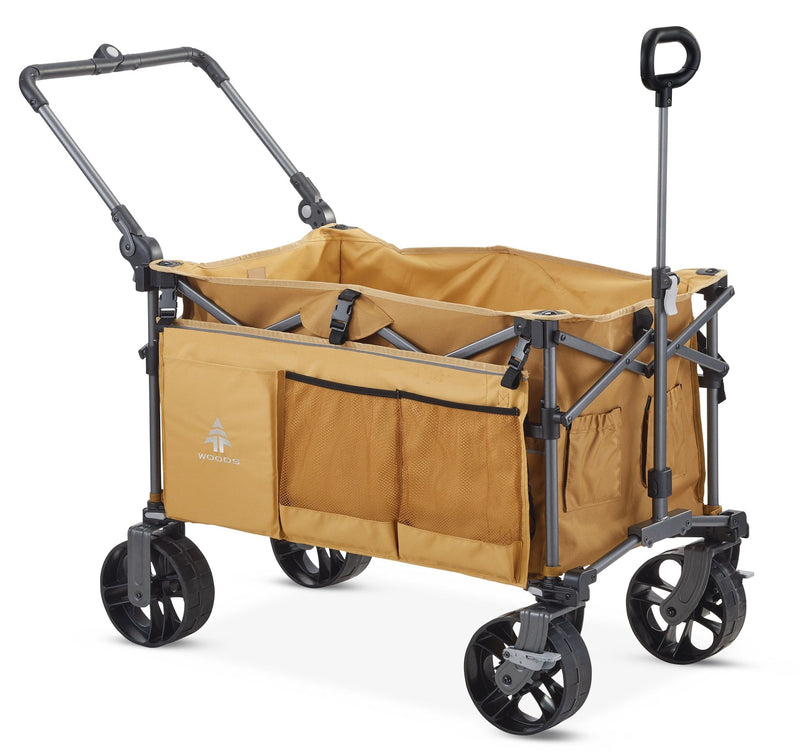 Woods Overlander Fully Equipped Folding Wagon, 102-kg Capacity N3