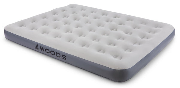 Woods Single-High Inflatable Air Mattress/Airbed with 2-in-1 Pump For AC/Car Outlet, Double Z3
