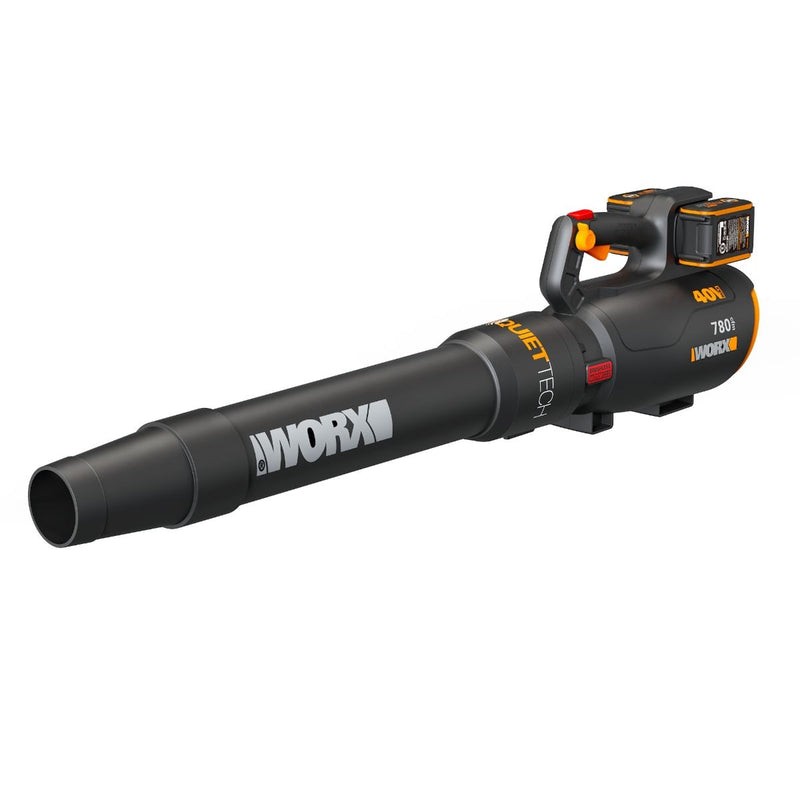 Worx 40V Power Share 780 CFM 190 MPH QuietTech Leaf Blower A9