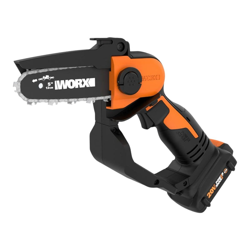 WORX WG324 20V Power Share Cordless Pruningsaw, Battery & Charger Included, 5-in D6