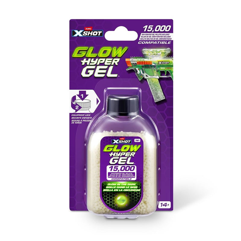 X-Shot Hyper Gel Glow Pellet Refill Pack with 15000 Hyper Gel Pellets N9