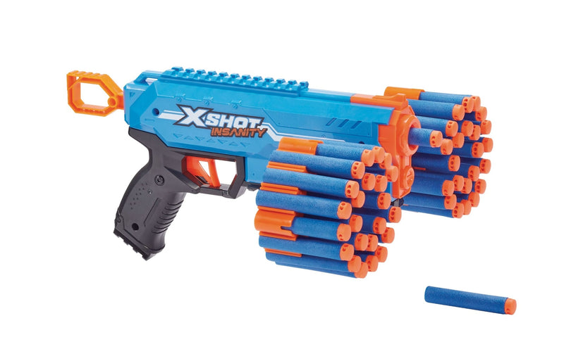 X-Shot Insanity S1 Maniac Dart Pistol with Accessories, 36-Darts, Ages 8+ G2