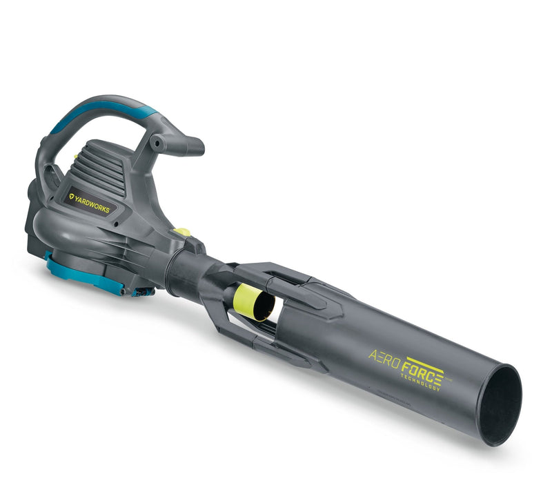 Yardworks 12 Amp Electric Leaf Blower/Vacuum with Aero Force Technology Black R4