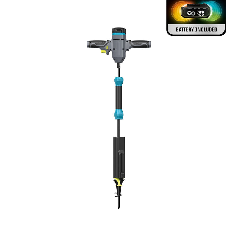 Yardworks 20V Cordless Lawn Weeder, with PWR POD 2.0Ah Battery and Charger T7