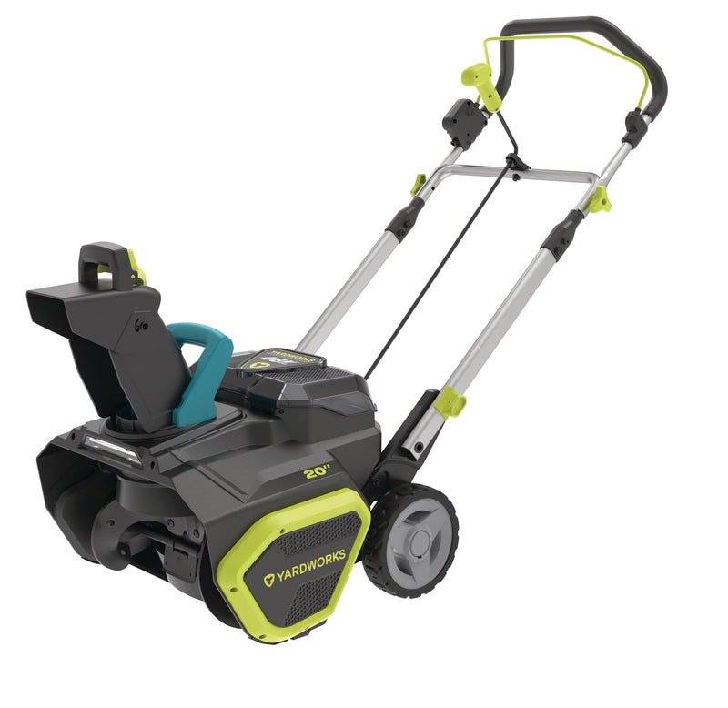 Yardworks 48V Single Stage Brushless Cordless Snow Blower with 6 Ah Battery & 4A Charger, 20-in R8