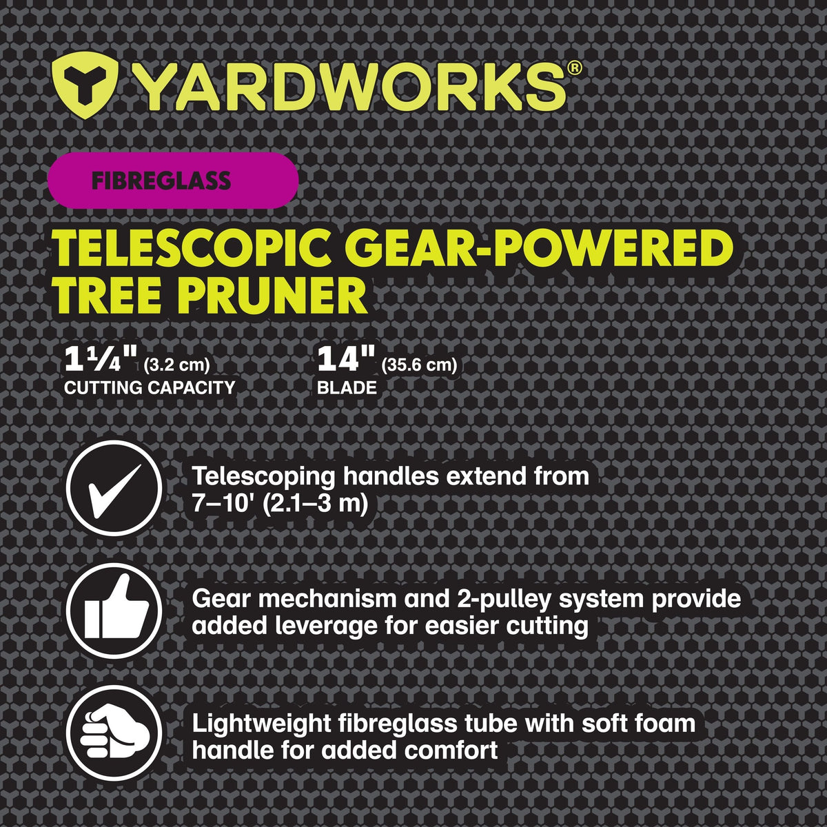Yardworks Green Extendable Tree Pruner