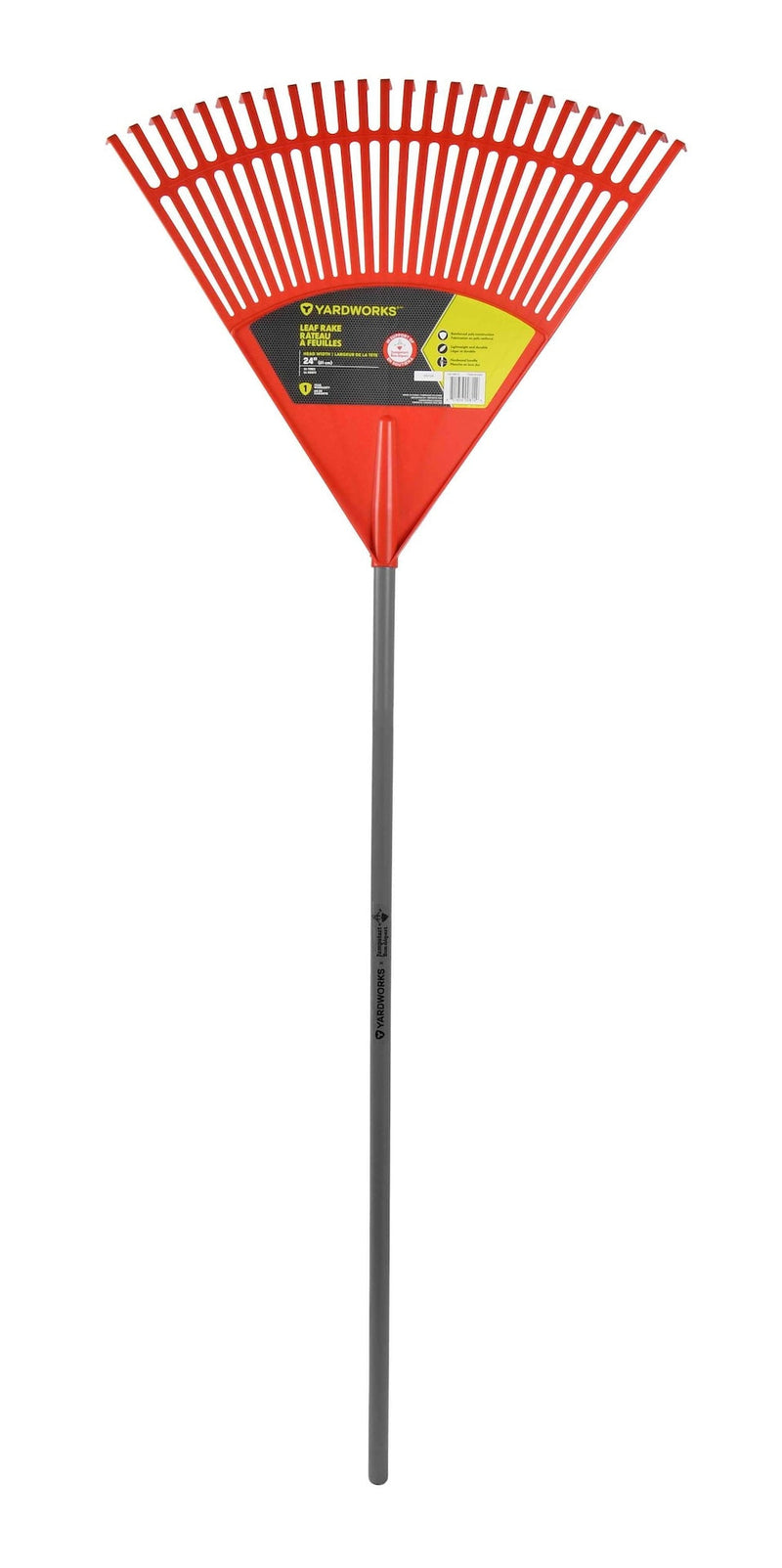 Yardworks Jumpstart Rake, Lightweight, 24-in H3