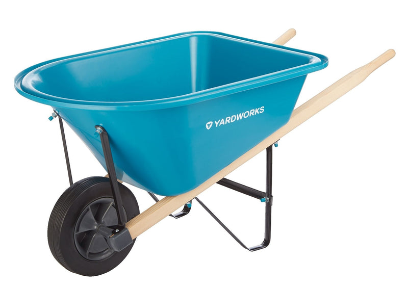 Yardworks Plastic Tray 1-Wheel Kids Wheelbarrow S3