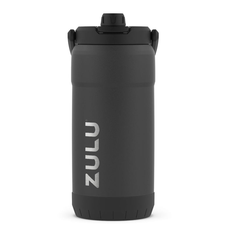 Zulu Mammoth Vacuum Insulated Stainless Steel Water Jug, 101-oz, Black, with Leakproof Lid Q0