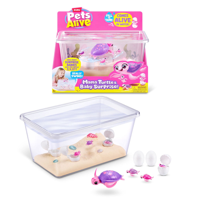 Zuru Pets Alive Mama and Turtle Surprise for Ages 3+ I4