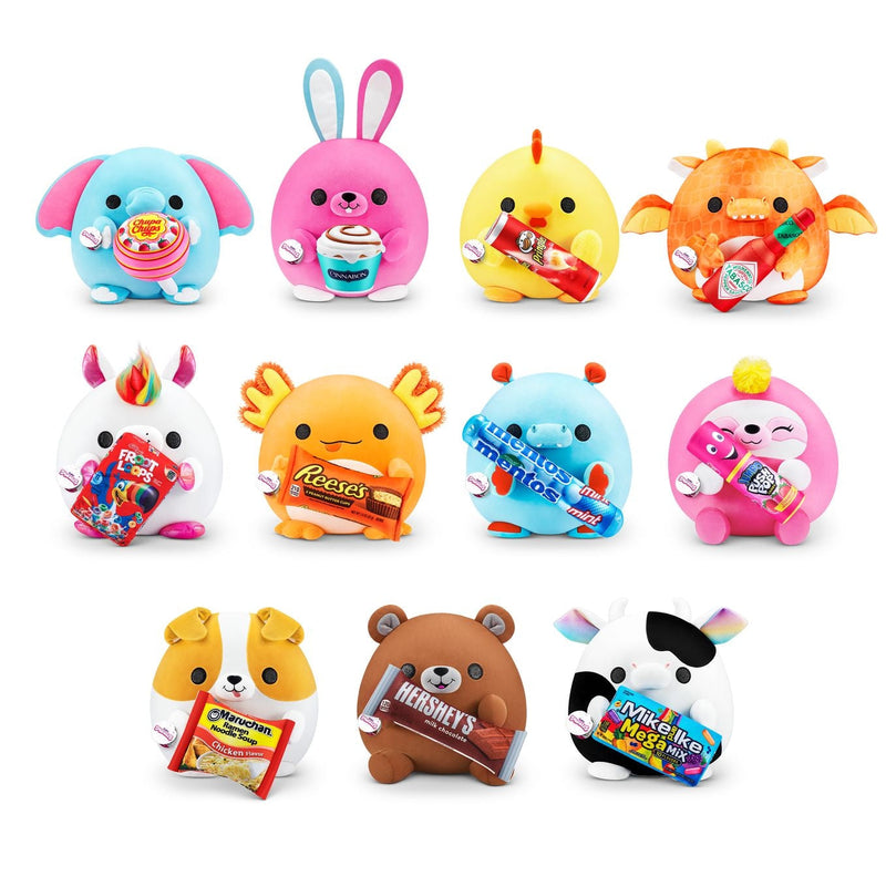 ZURU Snackles Collectible Plush Toy, Medium, 14-in, Assorted P6