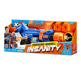 Zuru X-Shot Insanity Smoking Barrel Foam Dart Toy Blaster with 72 Darts