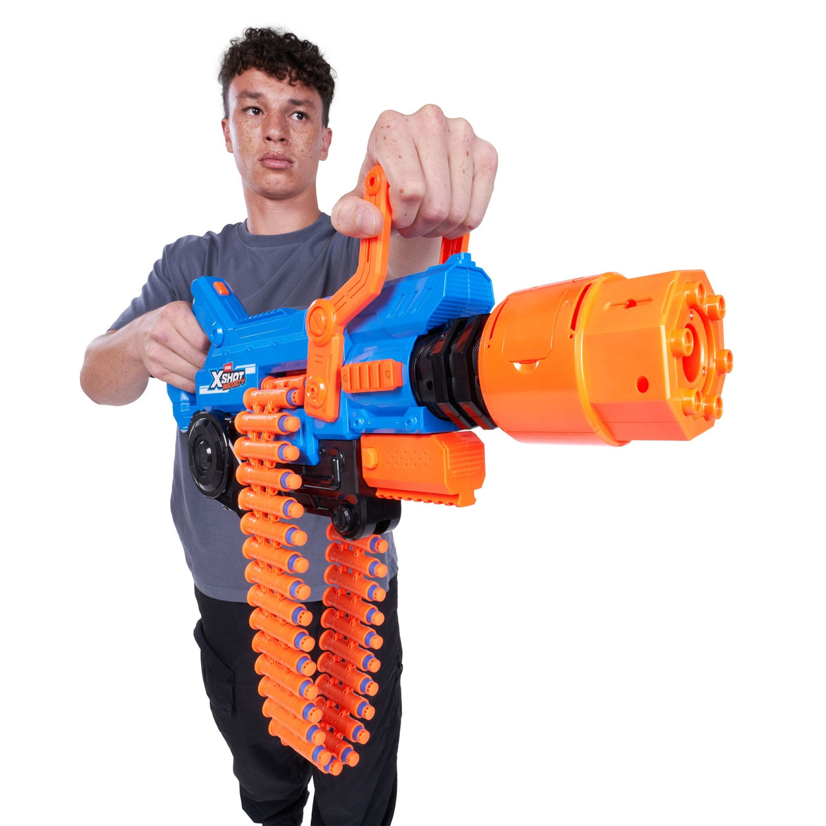 Zuru X-Shot Insanity Smoking Barrel Foam Dart Toy Blaster with 72 Darts