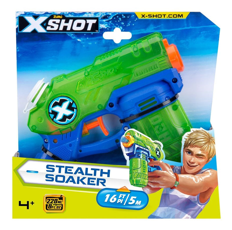 ZURU X-Shot Stealth Soaker Water Blaster, Kids' Outdoor Summer Water Toy, Age 4+ Q8