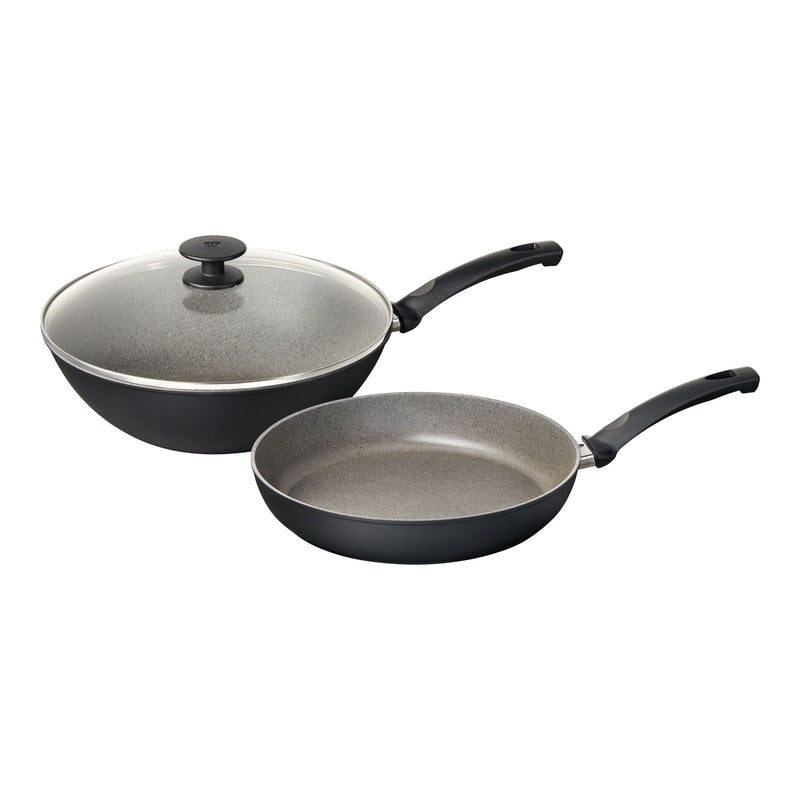 Zwilling 3-Piece Frying Set with 28-cm Frypan and 30-cm Wok G7